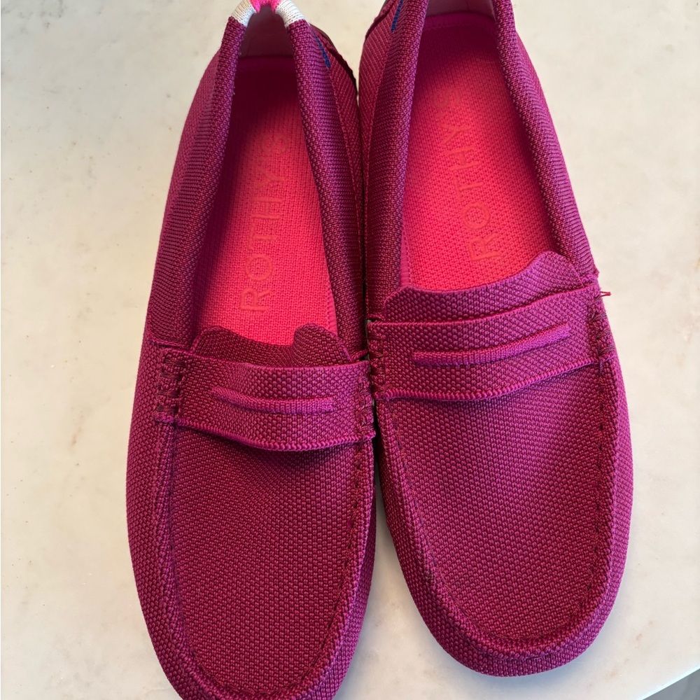Rothy's Women’s Raspberry Driver Loafers